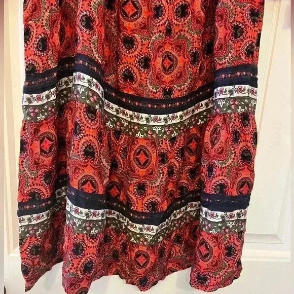 JETS Australia by Jessika Allen Off the Shoulder Boho Dress Size 10 like new - Picture 4 of 9
